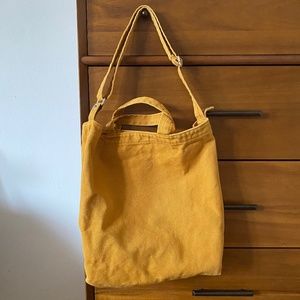 Baggu Yellow Canvas Duck Bag Tote